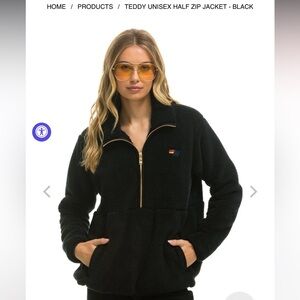 Aviator Nation Unisex half zip jacket